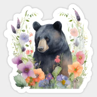 Black Bear Sticker